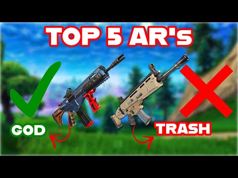 Ranking The TOP 5 ASSAULT RIFLES In FORTNITE HISTORY...