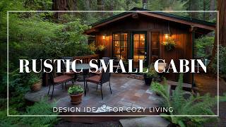 Rustic Elegance: Small Cabin Design Ideas for Cozy Living!