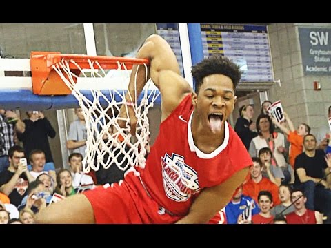 BEST Dunk Contest Of The Year?! CRAZY Dunks At HS Slam!