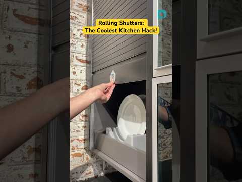 5 Reasons Why Rolling Shutters Rule: Check Comment! #interiordesign #trending #kitchen #shorts