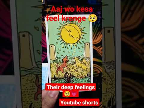 #shorts AAJ WO KESA FEEL KRENGE...THEIR DEEP FEELINGS 🥺✨💗#hinditarot #lovemessages #theirthoughts