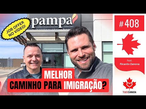 CAMINHO para IMIGRAÇÃO! Job OFFER no Vídeo + História inspiradora - Red Deer, AB  - Canadá #408