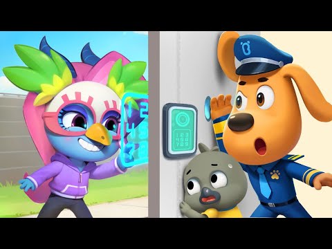 Who's at the Door | Don't Open the Door to Strangers | Safety Rules | Sheriff Labrador | BabyBus TV