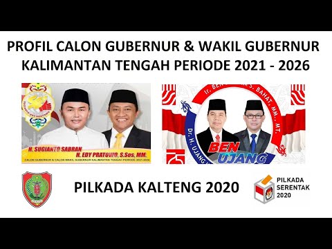 Profil Calon Gubernur dan Wakil Gubernur Kalimantan Tengah 2021-2026 (PILKADA 2020)