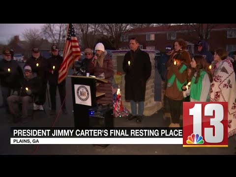 Rotterdam vigil honors Jimmy Carter at former home