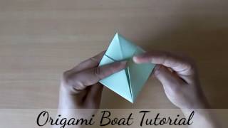 Easy Tutorial for Beginners-DIY Origami Boat