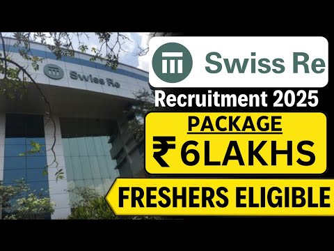 🎯 Swiss Re Off Campus 2025 Recruitment | Salary, Eligibility & How to Apply