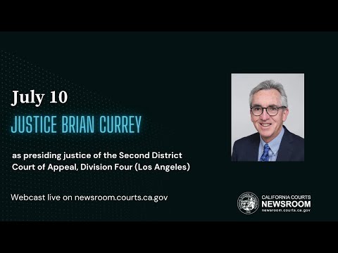 Commission on Judicial Appointments: Justice Brian Currey