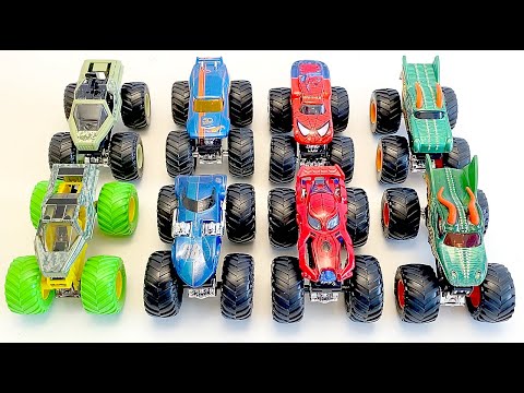 MONSTER JAM | SPIDER-MAN | SPIN MASTER | GRAVE DIGGER | HOT WHEELS MONSTER TRUCKS | DRAGON