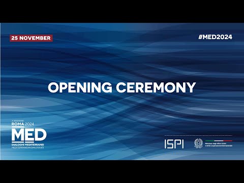 #MED2024 | Day 1 - November 25, 2024 | Openign Session