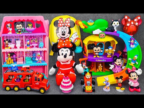 Satisfying with Unboxing Minnie Mouse Roller Coaster Deluxe Clubhouse Playset | Review Toys ASMR