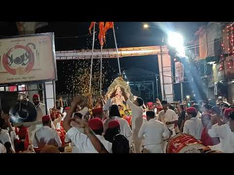 Gajashree Dhol Tasha Pathak ॥ Pestom Sagar Cha Raja 2023 ॥ Aagman Sohala Puneri Performance 2023