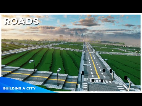 Large Road Expansion - Building A City #113 [Minecraft Timelapse]