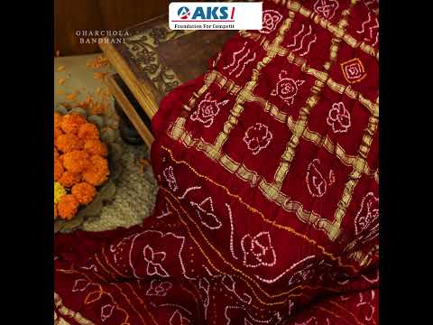 Gharcholas Saree #aksias #upsc #currentaffairs #GharcholasSaree #Gujarat #bandhani #GItag