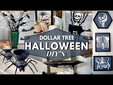 🎃 DOLLAR TREE HALLOWEEN 2023 DIYs | HIGH END Easy and Spooky Halloween Decor 🎃