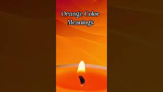 Orange Color Metaphysical Meanings #magick #witchcraft #colormagic