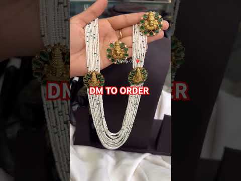 Sugar beads long haram with side lockets#youtubeshorts #jewellery #trendingshorts #viralvideo