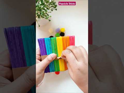 Popsicle Sticks 🌈 | ice cream stick price #shorts #craft #asmr #sensoryplay