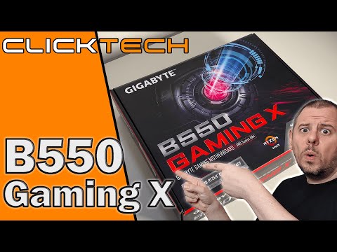 Gigabyte B550 Gaming X - Full ATX Motherboard Unboxing and Review