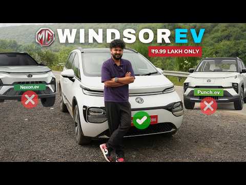 MG Windsor EV Detailed Drive Review | 332kms Range, Infinity View Glass Roof