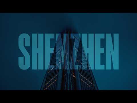 Digital Dream on the Edge of Reality. Shenzhen - Flying between skyscrapers in 8k