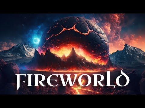 FIRE WORLD | 1 HOUR OF AMBIENT MUSIC AND VOLCANIC PLANET ATMOSPHERE | CHILL, DEEP FOCUS, MEDITATION