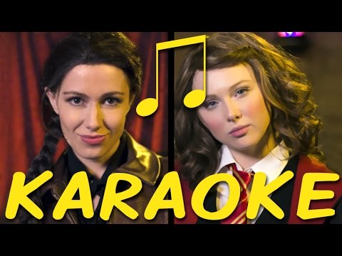 KATNISS vs HERMIONE Karaoke (Princess Rap Battle) Instrumental Sing-along