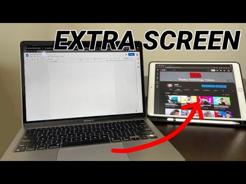 Use iPad as External Display Free With no Cables