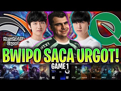 BWIPO SACA SU URGOT CONTRA EL CAMPEÓN COREANO! | HLE vs FLY Game 1 SWISS STAGE WORLDS 2024 LVP