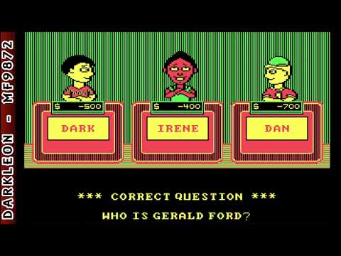 Jeopardy! Junior Edition © 1989 ShareData - PC DOS - Gameplay