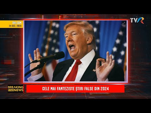 Breaking Fake News: Un top al celor mai fanteziste știri false din 2024 (@TVR1)