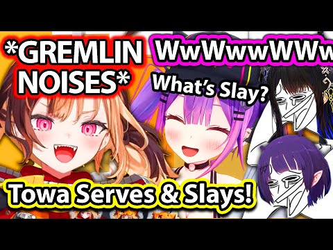 Towa Can't Stop Laughing At Gigi Gremlin Noises (ft. Ina & Nerissa) 【Hololive】