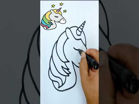 Cómo dibujar un pony unicornio en diferentes situaciones para colorear