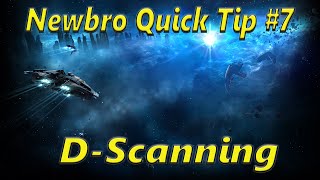 Eve Online - Newbro Quick Tip #7 D-Scanning (Directional Scanning)