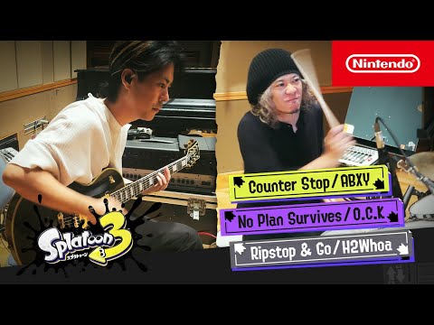 スプラトゥーン3 BGMレコーディング映像7 ABXY 「Counter Stop」他