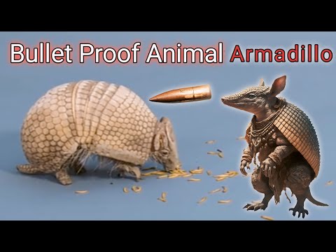 Bulletproof Animal😯 Armadillo facts | little armored one