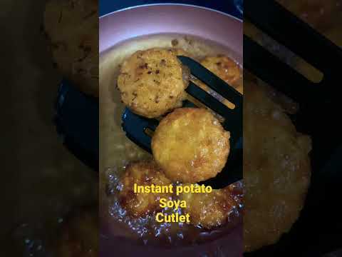 Crispy potato Garlic cutlet/Instant cutlets #shorts #soyacutlet #short2mReha