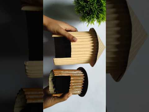 Beautiful House Idea Waste of Cardboard| #shorts #youtubeshorts #diy #cardboard #wallhanging |