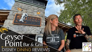 Geyser Point at Wilderness Lodge in Walt Disney World | Disney Dining Review