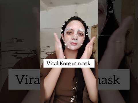 Viral Korean mask #skincare #koreanmask #koreanskincare  #removeacnescars #trending #viral #shorts