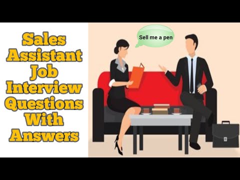 Sales Assistant Job Interview English Speaking Conversation#job #jobs #sale