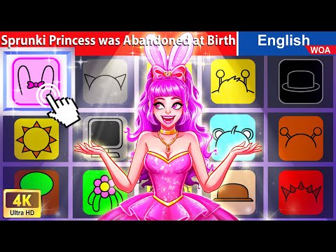 The Sprunki Princess was Abandoned at Birth 😸 English Storytime🌛 Fairy Tales  @WOAFairyTalesEnglish