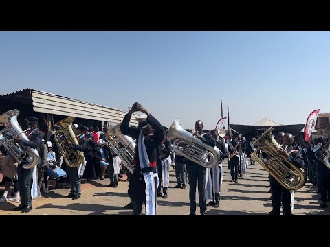 Ezase-Vaal Brass Band Plays “Hanelang Meleko” at St. Joseph (7mins) Tembisa 20 August 2023 🔥🔥