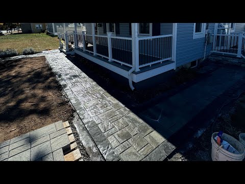 Entire Paver Walkway Build Step by Step Start 2 Finish