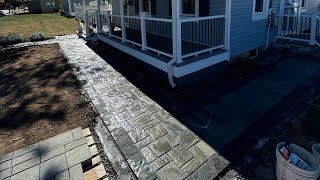 Entire Paver Walkway Build Step by Step Start 2 Finish