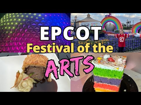 Epcot Festival of the Arts 2024 | Food Booths, Animation Academy & Scavenger Hunts