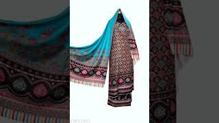 meesho trending winter pashmina suit collection