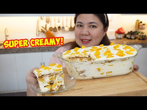 Creamy Mango Graham Cake Recipe