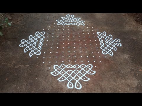 18 x 2 dots margazhi madha big sikku kolam | beautiful kambi kolam | SathyaSelva Arts