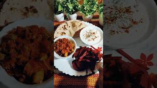 Iftar Recipe | Indian Thali recipe | veg curries #shorts #cooking #recipe